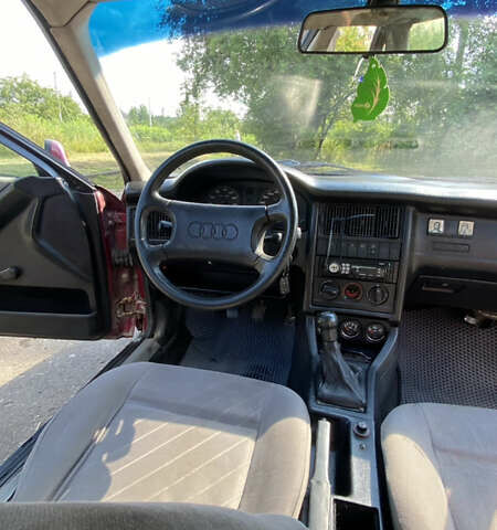 Красный Ауди 80, объемом двигателя 1.98 л и пробегом 400 тыс. км за 750 $, фото 15 на Automoto.ua