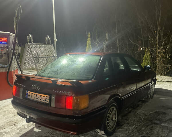 Красный Ауди 80, объемом двигателя 1.6 л и пробегом 234 тыс. км за 1350 $, фото 2 на Automoto.ua