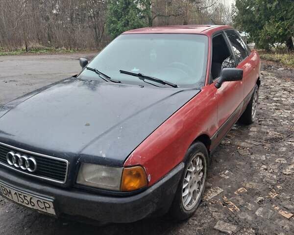 Красный Ауди 80, объемом двигателя 1.8 л и пробегом 340 тыс. км за 1500 $, фото 4 на Automoto.ua