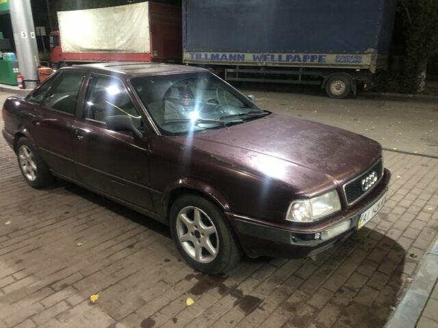 Красный Ауди 80, объемом двигателя 2 л и пробегом 260 тыс. км за 1600 $, фото 3 на Automoto.ua