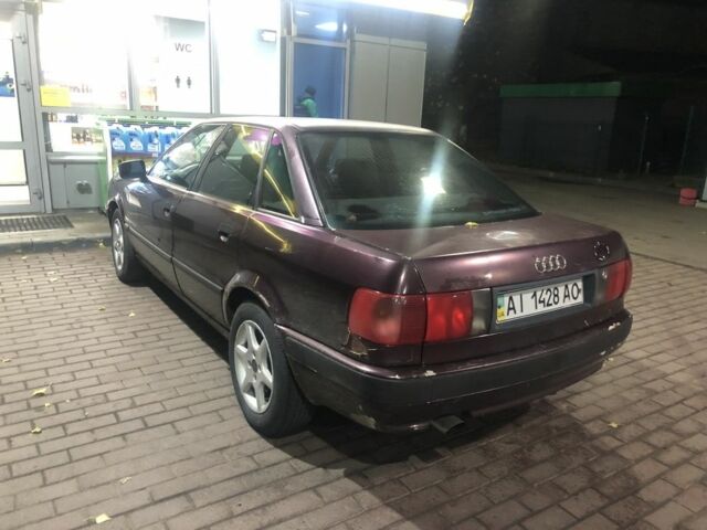 Красный Ауди 80, объемом двигателя 2 л и пробегом 260 тыс. км за 1600 $, фото 1 на Automoto.ua