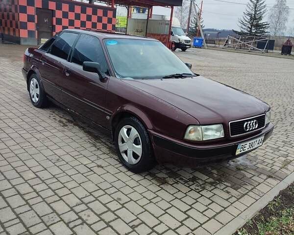 Красный Ауди 80, объемом двигателя 2 л и пробегом 322 тыс. км за 1150 $, фото 7 на Automoto.ua