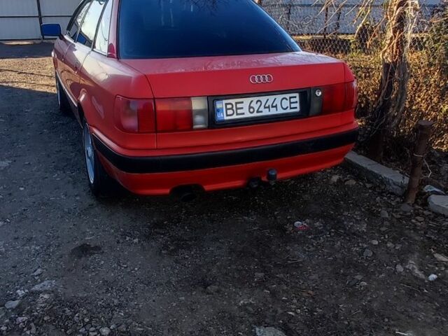 Червоний Ауді 80, об'ємом двигуна 2 л та пробігом 375 тис. км за 2300 $, фото 4 на Automoto.ua