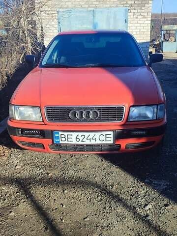 Красный Ауди 80, объемом двигателя 2 л и пробегом 375 тыс. км за 2300 $, фото 7 на Automoto.ua