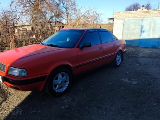 Червоний Ауді 80, об'ємом двигуна 2 л та пробігом 375 тис. км за 2300 $, фото 2 на Automoto.ua