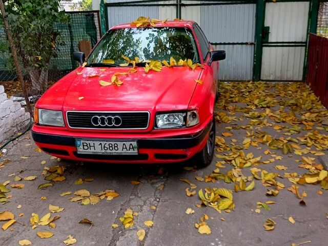 Красный Ауди 80, объемом двигателя 2 л и пробегом 50 тыс. км за 1100 $, фото 6 на Automoto.ua