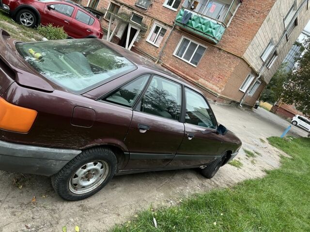 Червоний Ауді 80, об'ємом двигуна 1.8 л та пробігом 142 тис. км за 1250 $, фото 6 на Automoto.ua