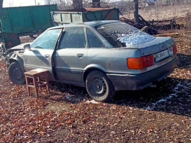 Сірий Ауді 80, об'ємом двигуна 1.8 л та пробігом 320 тис. км за 350 $, фото 4 на Automoto.ua
