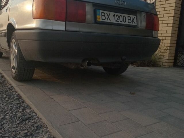 Серый Ауди 80, объемом двигателя 1.6 л и пробегом 178 тыс. км за 1050 $, фото 1 на Automoto.ua