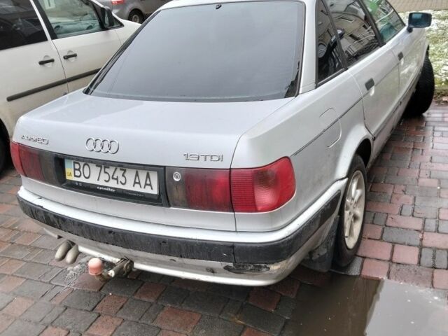 Серый Ауди 80, объемом двигателя 1.9 л и пробегом 300 тыс. км за 1900 $, фото 2 на Automoto.ua