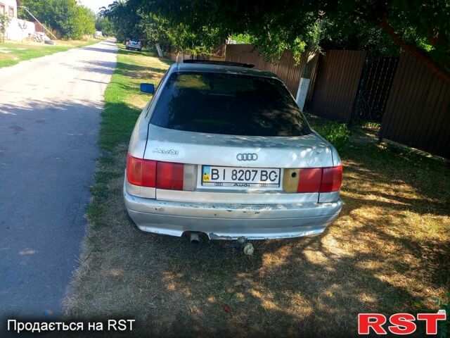 Серый Ауди 80, объемом двигателя 1.6 л и пробегом 0 тыс. км за 1100 $, фото 1 на Automoto.ua