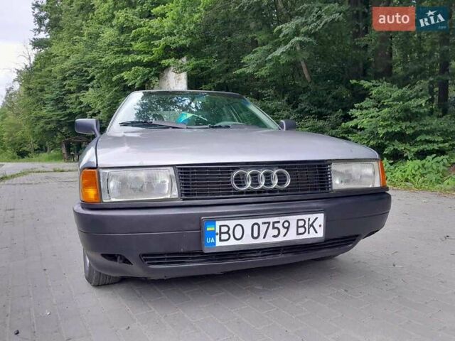 Сірий Ауді 80, об'ємом двигуна 1.8 л та пробігом 391 тис. км за 1950 $, фото 3 на Automoto.ua
