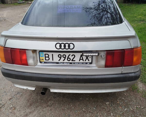 Сірий Ауді 80, об'ємом двигуна 1.8 л та пробігом 225 тис. км за 1500 $, фото 4 на Automoto.ua