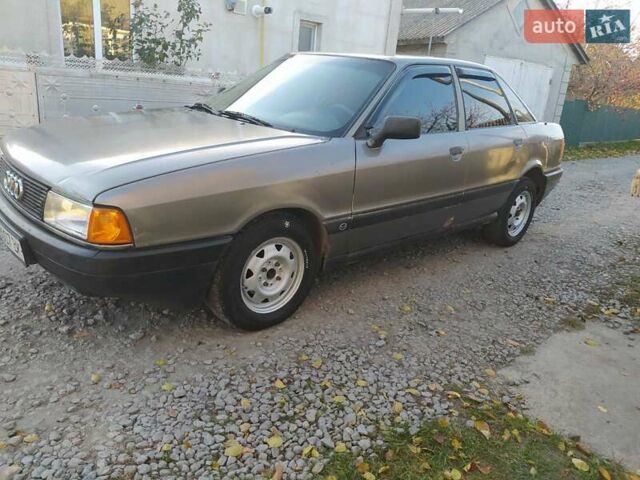 Серый Ауди 80, объемом двигателя 1.8 л и пробегом 230 тыс. км за 1800 $, фото 2 на Automoto.ua