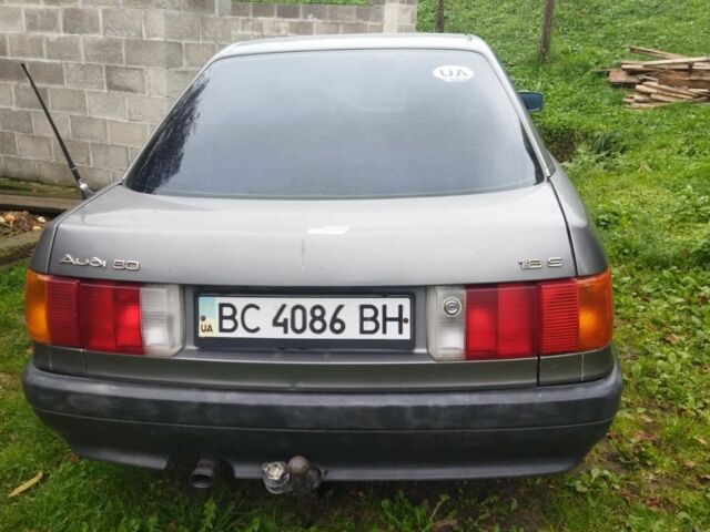 Сірий Ауді 80, об'ємом двигуна 1.8 л та пробігом 224 тис. км за 1400 $, фото 1 на Automoto.ua