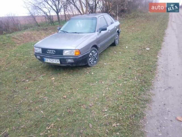 Серый Ауди 80, объемом двигателя 1.8 л и пробегом 300 тыс. км за 1500 $, фото 6 на Automoto.ua