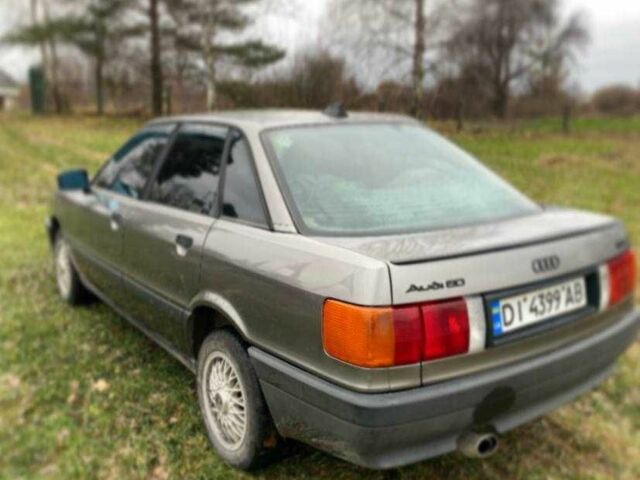 Серый Ауди 80, объемом двигателя 1.8 л и пробегом 300 тыс. км за 2500 $, фото 4 на Automoto.ua