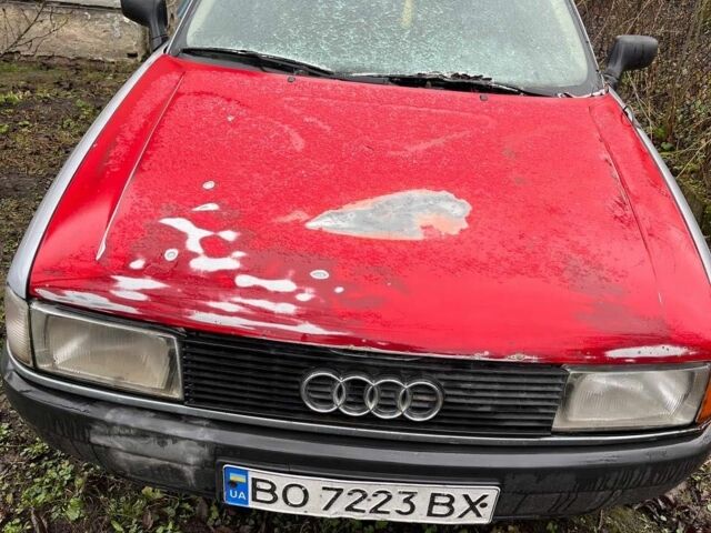 Серый Ауди 80, объемом двигателя 1.8 л и пробегом 700 тыс. км за 650 $, фото 4 на Automoto.ua