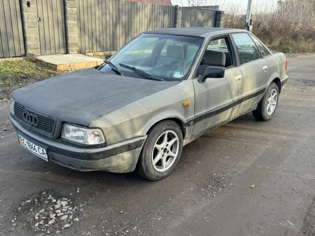 Серый Ауди 80, объемом двигателя 1.9 л и пробегом 200 тыс. км за 1350 $, фото 4 на Automoto.ua