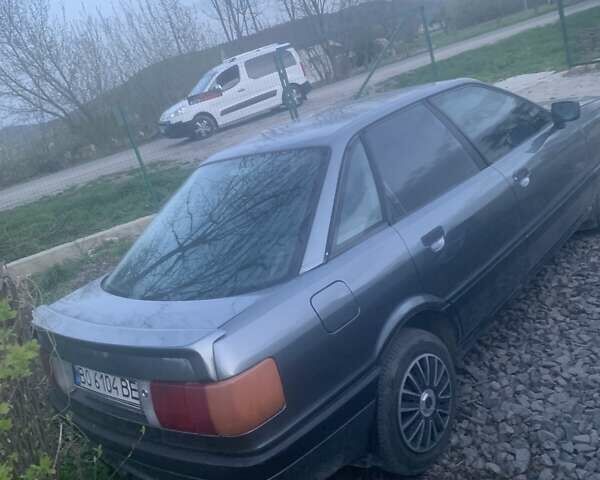Серый Ауди 80, объемом двигателя 2 л и пробегом 298 тыс. км за 1750 $, фото 1 на Automoto.ua