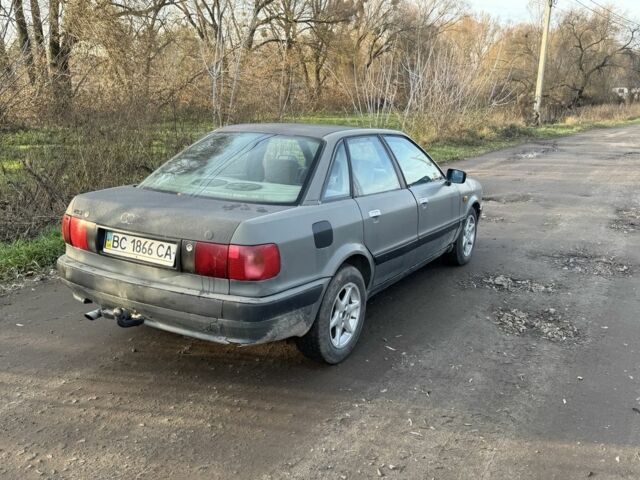 Серый Ауди 80, объемом двигателя 1.9 л и пробегом 200 тыс. км за 1350 $, фото 1 на Automoto.ua