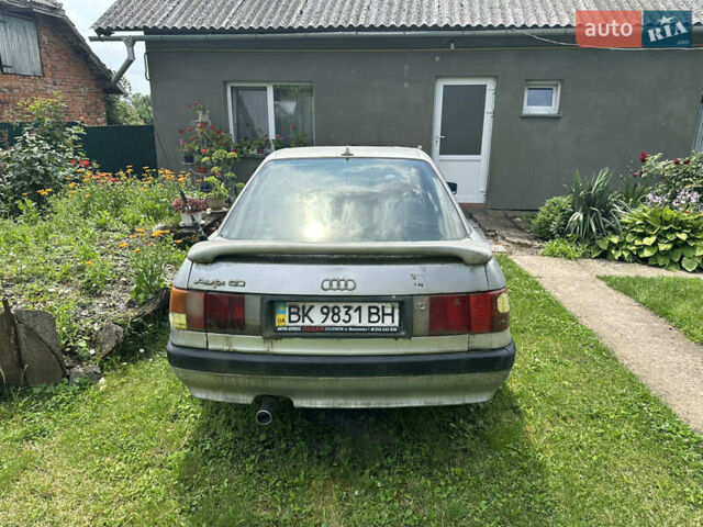 Серый Ауди 80, объемом двигателя 1.78 л и пробегом 440 тыс. км за 999 $, фото 3 на Automoto.ua