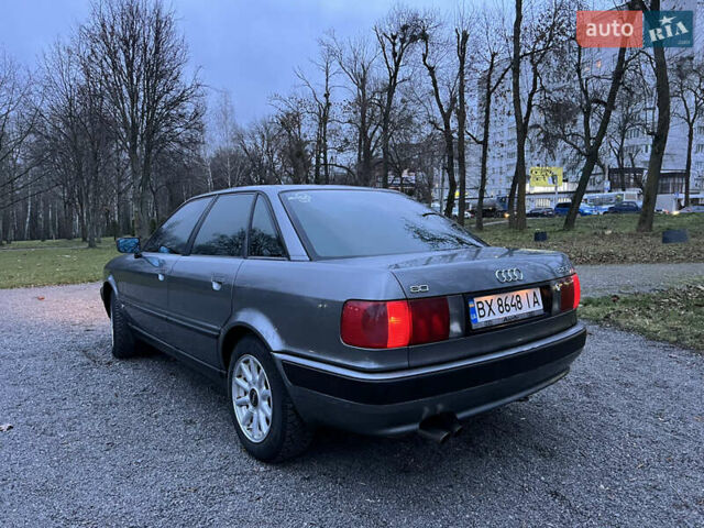 Серый Ауди 80, объемом двигателя 2.6 л и пробегом 350 тыс. км за 3500 $, фото 3 на Automoto.ua