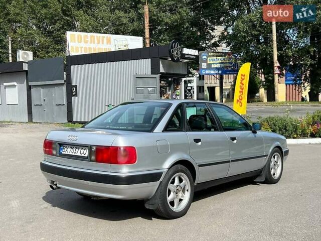 Серый Ауди 80, объемом двигателя 2 л и пробегом 342 тыс. км за 2999 $, фото 8 на Automoto.ua