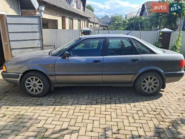 Серый Ауди 80, объемом двигателя 1.98 л и пробегом 194 тыс. км за 3000 $, фото 1 на Automoto.ua