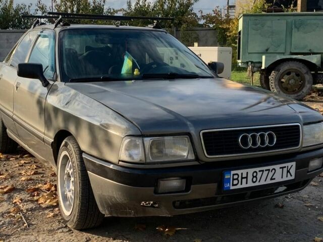 Серый Ауди 80, объемом двигателя 1.8 л и пробегом 254 тыс. км за 1450 $, фото 4 на Automoto.ua