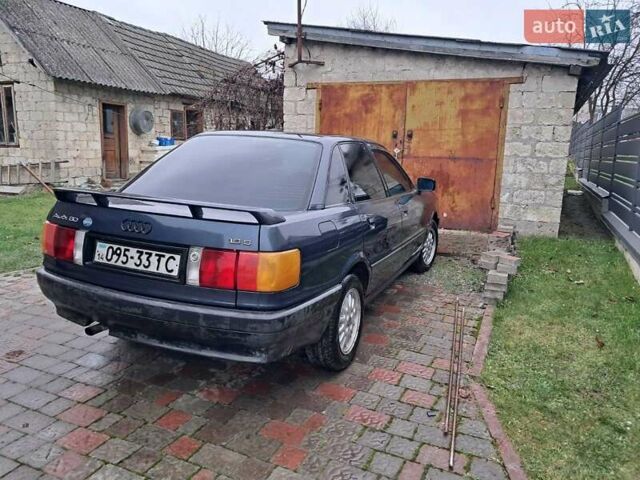 Синий Ауди 80, объемом двигателя 0 л и пробегом 258 тыс. км за 1800 $, фото 3 на Automoto.ua