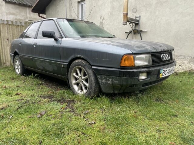 Синий Ауди 80, объемом двигателя 0 л и пробегом 300 тыс. км за 800 $, фото 1 на Automoto.ua