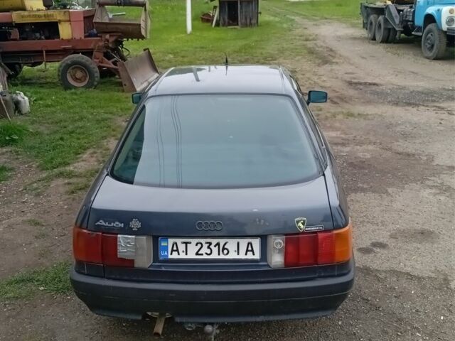 Синій Ауді 80, об'ємом двигуна 1.6 л та пробігом 300 тис. км за 1200 $, фото 2 на Automoto.ua