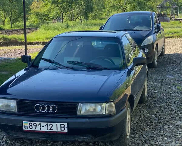 Синий Ауди 80, объемом двигателя 1.8 л и пробегом 200 тыс. км за 1800 $, фото 2 на Automoto.ua