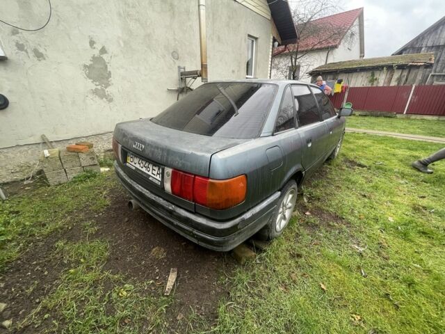 Синий Ауди 80, объемом двигателя 0 л и пробегом 300 тыс. км за 800 $, фото 2 на Automoto.ua