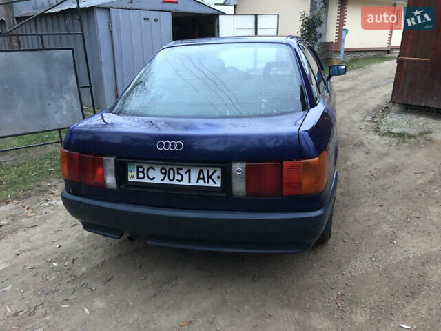 Синий Ауди 80, объемом двигателя 1.8 л и пробегом 200 тыс. км за 1150 $, фото 7 на Automoto.ua