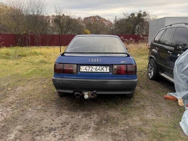 Синий Ауди 80, объемом двигателя 1.8 л и пробегом 500 тыс. км за 1200 $, фото 3 на Automoto.ua