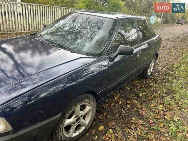 Синий Ауди 80, объемом двигателя 1.8 л и пробегом 250 тыс. км за 1550 $, фото 3 на Automoto.ua