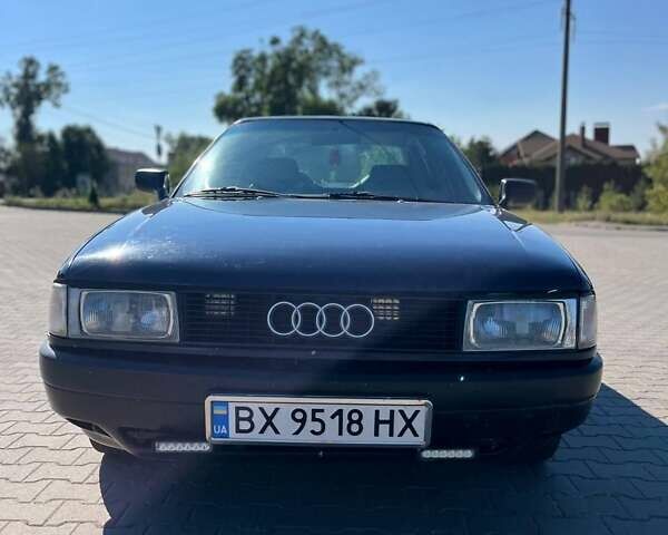 Синій Ауді 80, об'ємом двигуна 1.8 л та пробігом 376 тис. км за 1900 $, фото 1 на Automoto.ua