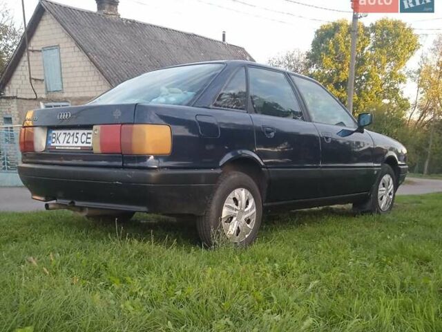 Синий Ауди 80, объемом двигателя 1.8 л и пробегом 476 тыс. км за 1550 $, фото 13 на Automoto.ua