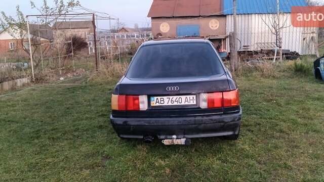 Синий Ауди 80, объемом двигателя 1.8 л и пробегом 326 тыс. км за 1500 $, фото 2 на Automoto.ua