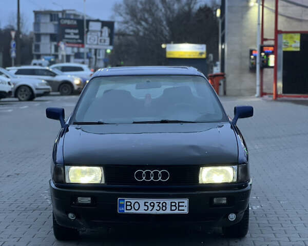 Синий Ауди 80, объемом двигателя 1.78 л и пробегом 256 тыс. км за 1250 $, фото 3 на Automoto.ua