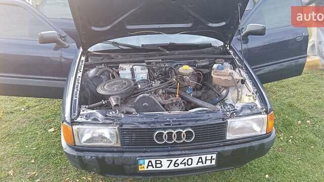 Синий Ауди 80, объемом двигателя 1.8 л и пробегом 326 тыс. км за 1500 $, фото 7 на Automoto.ua