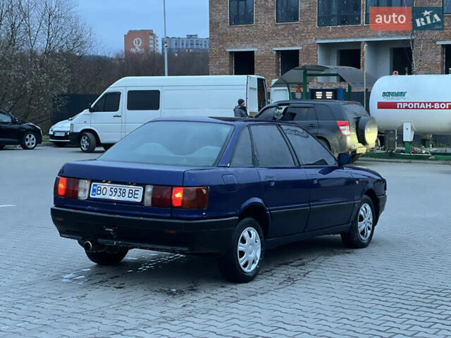 Синий Ауди 80, объемом двигателя 1.78 л и пробегом 256 тыс. км за 1250 $, фото 14 на Automoto.ua