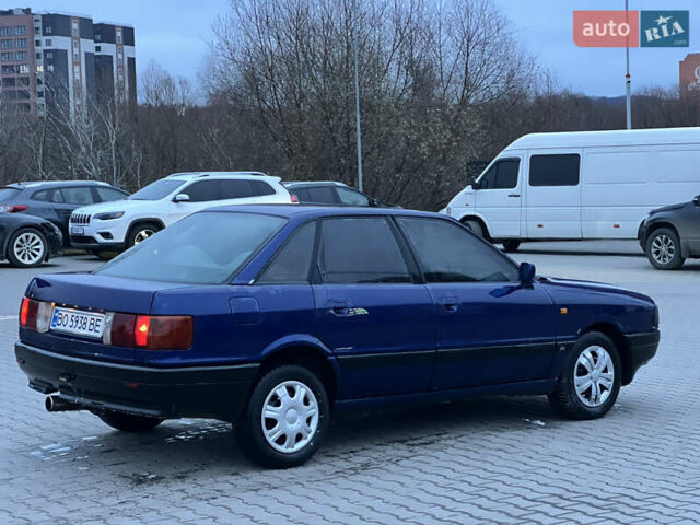 Синий Ауди 80, объемом двигателя 1.78 л и пробегом 256 тыс. км за 1250 $, фото 5 на Automoto.ua