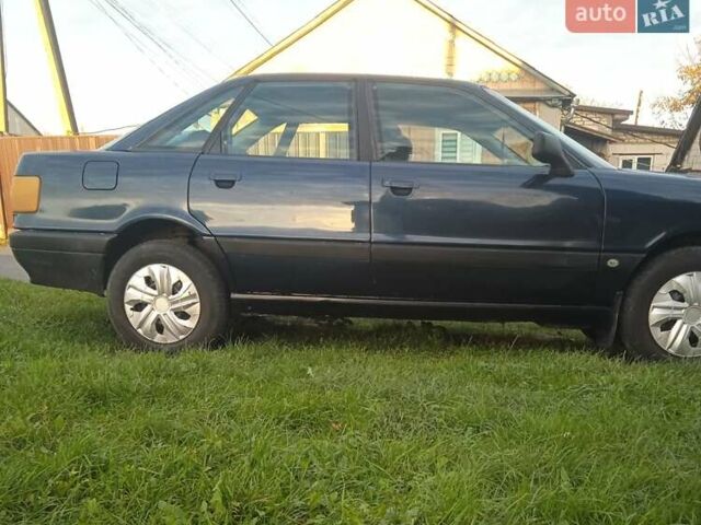 Синий Ауди 80, объемом двигателя 1.8 л и пробегом 476 тыс. км за 1550 $, фото 15 на Automoto.ua