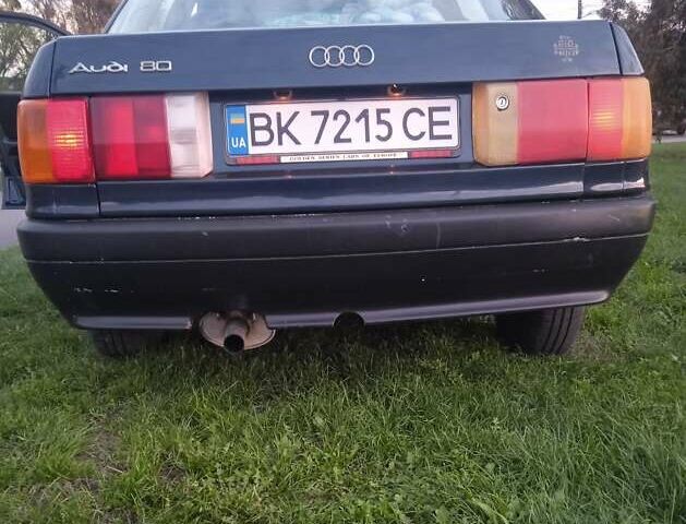 Синий Ауди 80, объемом двигателя 1.8 л и пробегом 476 тыс. км за 1550 $, фото 1 на Automoto.ua