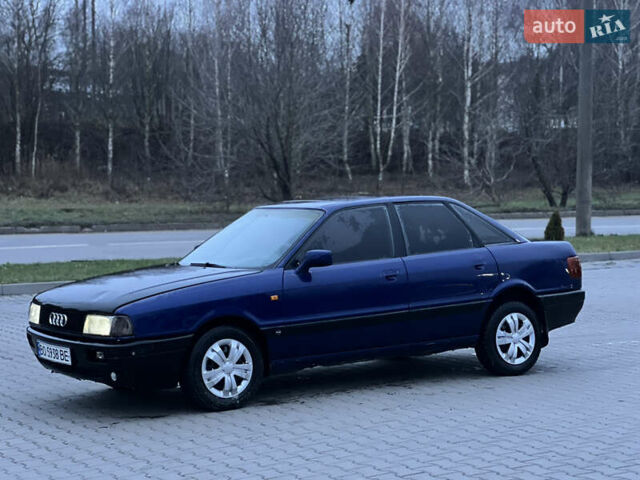 Синий Ауди 80, объемом двигателя 1.78 л и пробегом 256 тыс. км за 1250 $, фото 2 на Automoto.ua