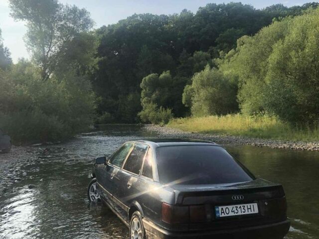 Синий Ауди 80, объемом двигателя 1.8 л и пробегом 370 тыс. км за 2200 $, фото 11 на Automoto.ua
