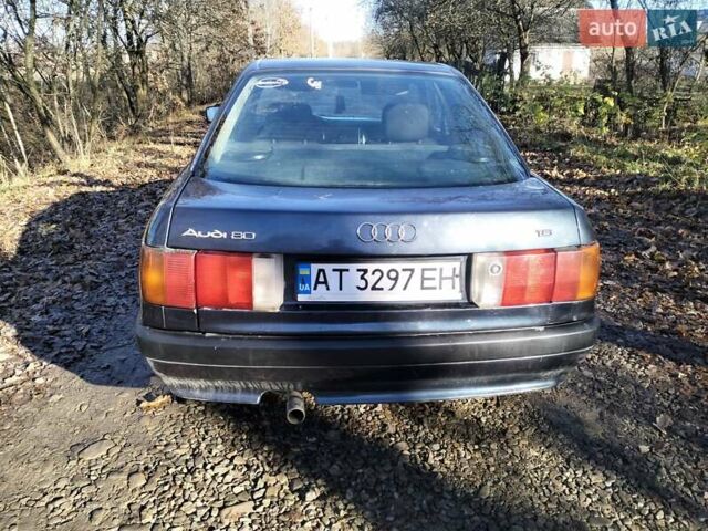 Синий Ауди 80, объемом двигателя 1.8 л и пробегом 400 тыс. км за 700 $, фото 7 на Automoto.ua